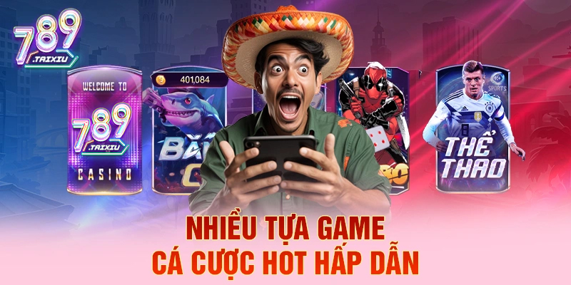 Đa dạng game cá cược hấp dẫn tại gemwin